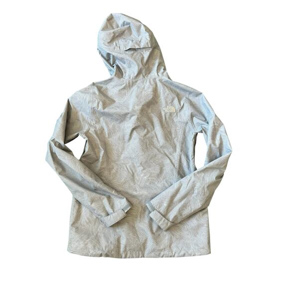 North Face Women’s Lightweight Windbreaker Jacket Waterproof Gray Swirl Size S - Picture 4 of 7